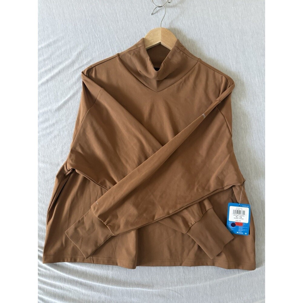 NWT Columbia Women’s Long Sleeve Turtleneck Size XL Khaki